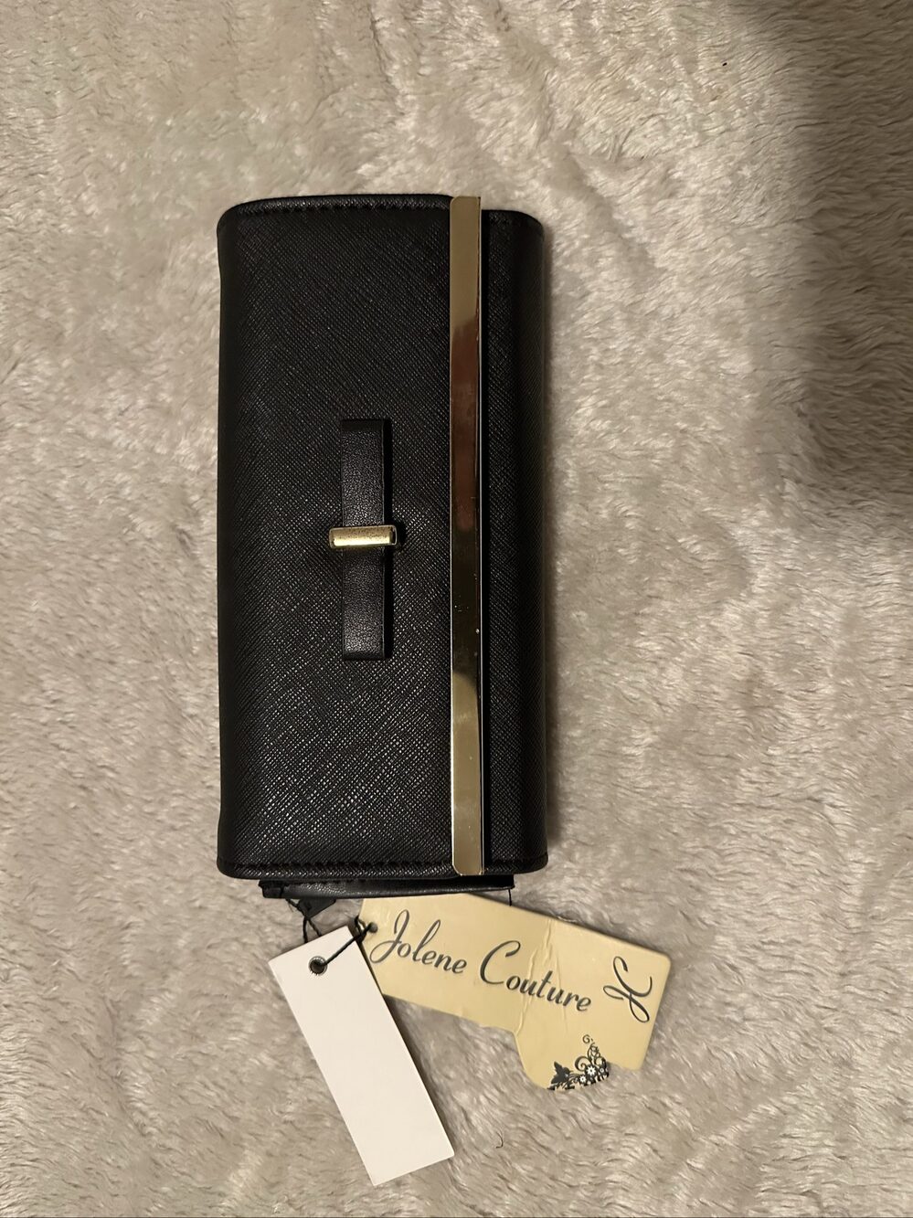 Jolene Couture Black Faux Leather Women’s Wallet